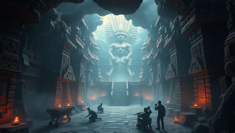  Spirals of Death - A Journey Through Aztec Underworld Mythology and Vivid Visual Narratives